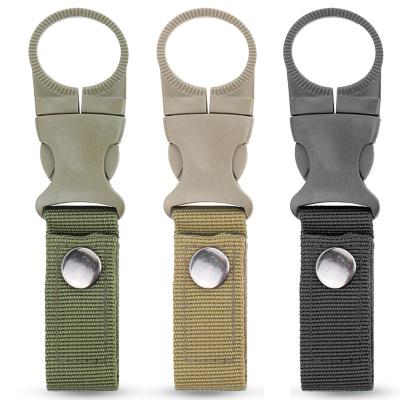 China Portable Good Quality Multifunction Hanging Bottle Buckle Clip Outdoor Portable Water Bottle Ring Holder Clip for sale