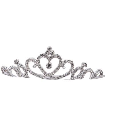 China Newest children crown European and American crown princess girl's crown headband wholesale European and American girl's tiara small for sale