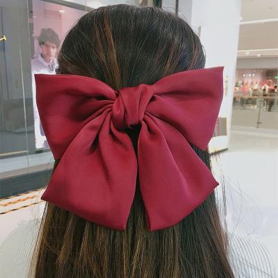 China 2021 New French Elegant French Vintage Bow Hair Pin Hair Accessories for sale