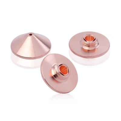 China Hotels Precitec WSX fiber laser cutting nozzle double layer single nozzle for laser cutting head for sale