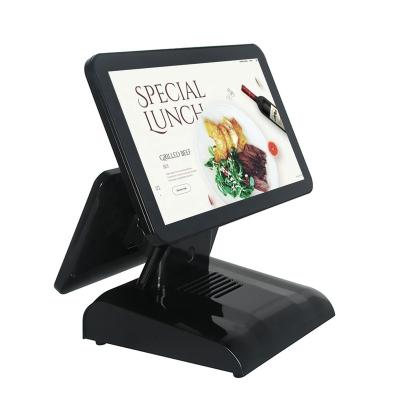 China Hotel Shopping Malls Restaurant POS System 15.6inch POS System All In One POS Cash Register Machine Windows POS Android System Design for sale