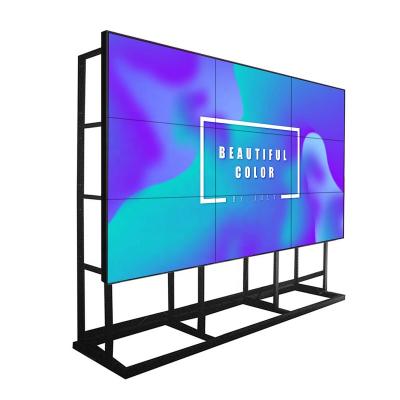 China Indoor Splicing Bracket Panel Mount Videowall Screen 49 55 Inch 3x3 Advertising Player Video Wall Controller Made LCD Video Wall Display for sale