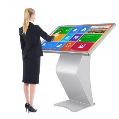 China 43 55 Inch Self Service Indoor Horizontal Windows Display Touch Screen Information Kiosk For Hospitals for sale