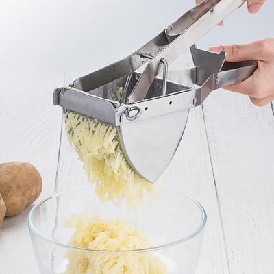 China Dropshipping Manual Metal Stainless Steel Lemon Juicer Potato Press Crusher BT074R for sale