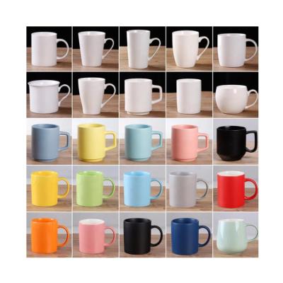 China Viable Customized LOGO OEM / ODM Printing Simple Printing Gift Lettered Ceramic Mugs Mugs for sale