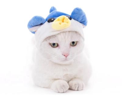 China 2021 New Fashion Cotton Peep Ears Pet Headwear Hotselling Decorative Hat for sale