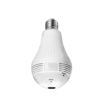 China 1080P LED Bulb Camera 360 Degree Outdoor Night Vision Smart Wifi Home Security Two Way Audio Panoramic Lamp V380 Wireless App V380 for sale