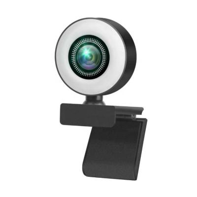 China 5.0MP PC Webcam with Ring Light, Mac Laptop Adjustable Brightness Advanced Auto Focus Streaming USB Web Camera YSD-C16 for sale