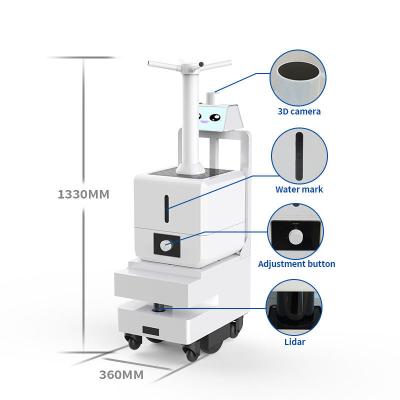 China Intelligent Disinfect Sanitizer Machine Sterilization Equipment Spray Sterilizing Robot For Hospital Hotel à venda