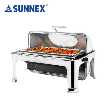 China Stainless steel SUNNEX chafing dish buffet, 13.5 litres. for sale