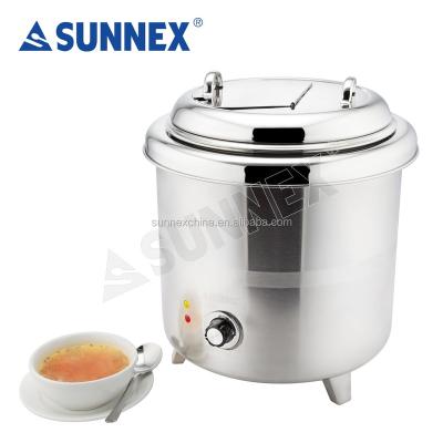 China Stainless Steel SUNNEX 83388 Series Professional Electric Soup Warmer, for Hotel Kitchen Equipment, 10Ltr. for sale