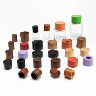 China Natural Bamboo Wooden Bottle Closure Disc Caps, Bottle Lids, Dispensing Caps, Disc Top Caps for sale