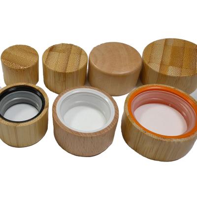 China Natural bamboo Lid，Bamboo Tamper-Evident less Lid With Liner for sale