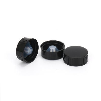 China Black Closure Phenolic Lid With LDPE  Liner ( 28-400, 18-400, 20-400, 22-400, 28-400, 32-400)  for  - 1oz, 4oz,8oz,-16oz Boston Round Bottle for sale