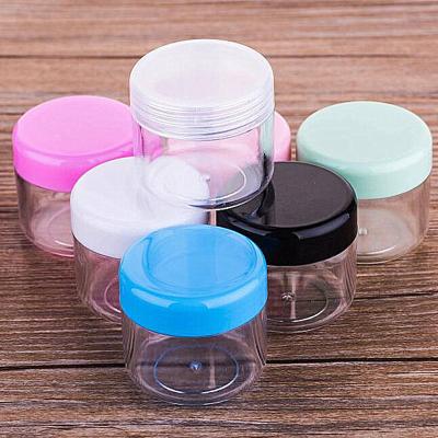 China 20g 20ml  plastic container medicine balm cosmetic cream jars with colorful caps for sale