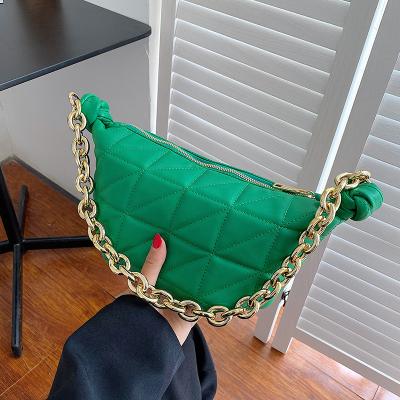 China New design niche design summer PU TX bag single chain female bag shoulder and armpit dumpling bag for sale