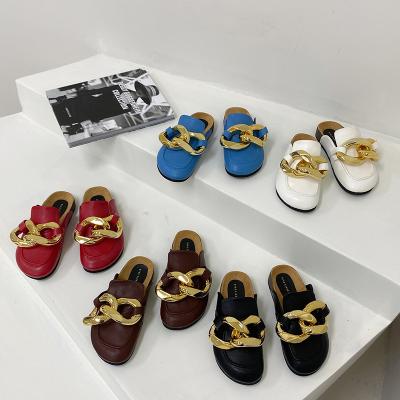 China Wholesale Metal Muller Quality Metal Usb TX Pricehigh Decoration Slippers Hotel Chain Ladies Women for sale