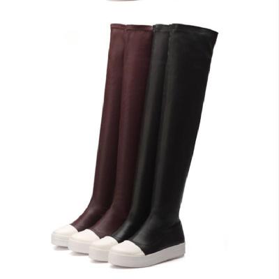 China New thick TX and snow velvet women's printed anti-slip boots cotton ankle boots shoes color block boots for sale