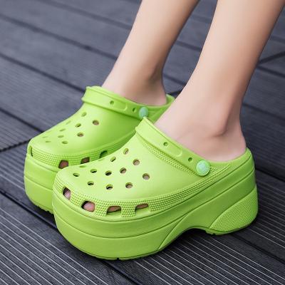 China Other 2021 New Arrival Design Clog Sandal TX EVA High Thick Bottom Heel Women Gardening Platform Clogs Shoes for sale