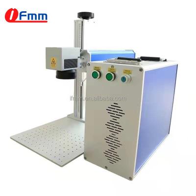 China Portable Affordable Raycus 20W QE Deep Mini Fiber Laser Marker Marking Machine for sale