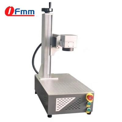 China Deep Marking IFMMLASER 20W 30W Raycus Fiber Laser Small Mini Laser Marking Engraving Machine for sale