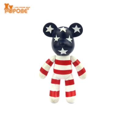 China Mobile Members Wholesale Popobe Toy Bear Cute Small Bear Toy Plastic Animal For Golf for sale