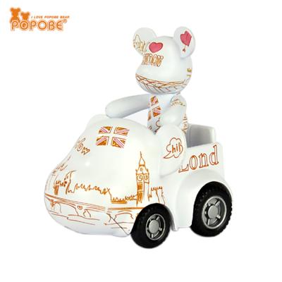 China 2019 POPOBE Home Decoration Popular Kids Toy Car Eco-friendly PVC 2 Inch Car Gift Made in China for sale