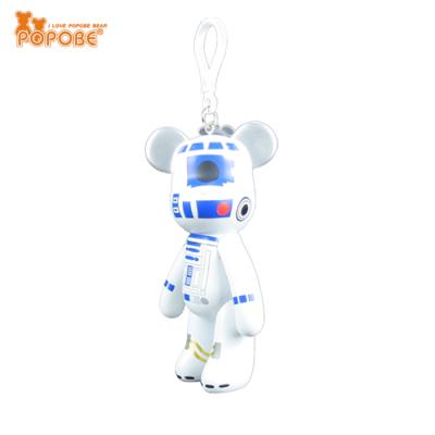 China art & POPOBE Collectable 5 Inches Custom 3D Personality Action Number Bear Model Key Chain for sale