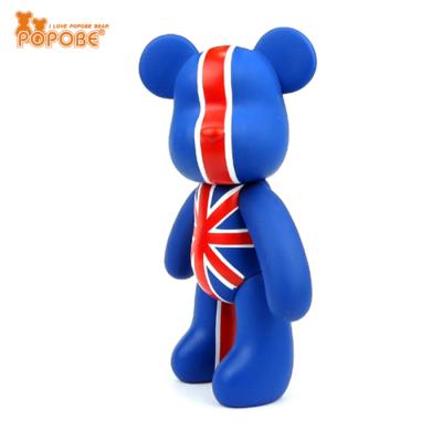 China Cartoon Toy 10 Inch Plastic Toy Figure Promotional Gift Popobe Toy Bear Tablet Computer Holder for sale