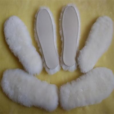 China Washable Customize Size Sheep Wool Insoles For Shoes for sale