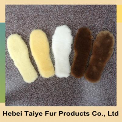 China Washable soft sheep wool insole warm foot for sale