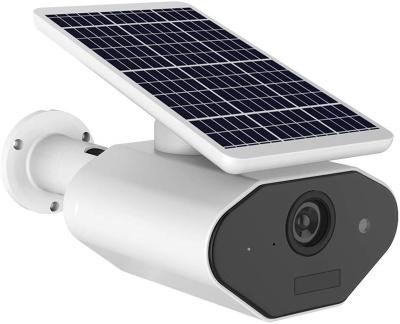 China Waterproof / Waterproof 2MP 1080P wifi rechargeable battery powered panel power solar IP camera with night vision for sale