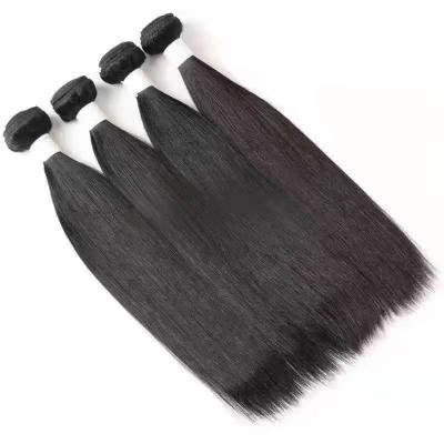 China 100% Real Brazilian Virgin Human Hair Straight Hair 3 Bundles 100% Unprocessed Human Hair Weave Extensions Natural Color for sale