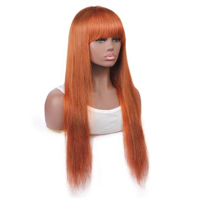 China Body Wave 8-32 Inch Long Hair Straight Lace Closure Wigs Ginger Hair Straight Wigs for sale