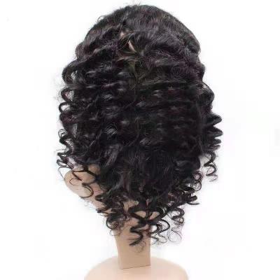 China High Quality Silky Straight Wave With Good Price Full Water Wave Headwear 13*4 Hair Wig 360 Lace Headband for sale