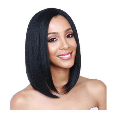 China Non-mainstream Personality Type New Listing Customer Color All Styles 100% High Temperature Wire Virgin Hair Short Hair Wig Lace for sale