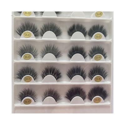 China Daily Beauty Makeup Wholesale Customized Handmade Black Fur Mink Wholesale Mink Eyelash For Daily Beauty Makeup for sale