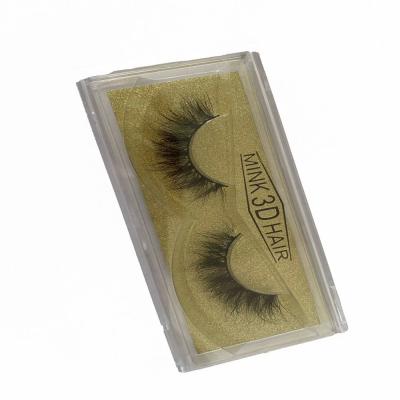 China Beauty Daily Makeup 2021 Handmade Black Customized Furs Mink Thick Wispy Mink Eyelashes For Beauty Daily Makeup for sale