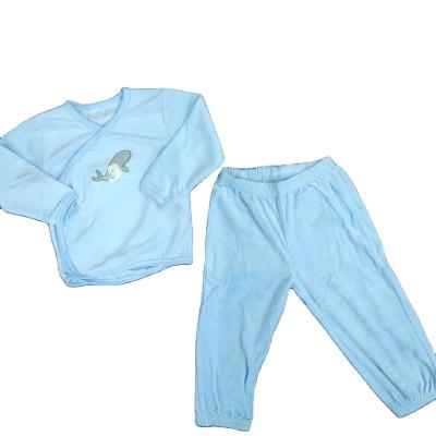 China Casual Long Sleeve Autumn Top And Pants 2pc Set Baby Clothing Set Cotton Infant Boys Shear Toddler Bulk Spring Autumn for sale