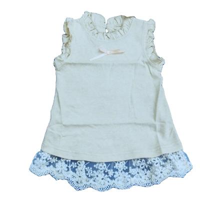 China Breathable Kids Dress Toddler Baby Ruffle To Lace Up Dress Infants Romper Summer Toddler Cotton Sleeveless Cotton Top Quality Brand Overstock for sale