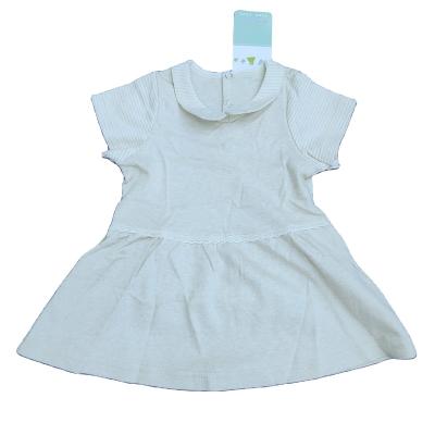 China Baby Toddler Baby Dress Breathable Kids White Ruffle Lace Up Dress Infants Sleeveless Romper Summer Short Sleeve Rest Good Quality for sale