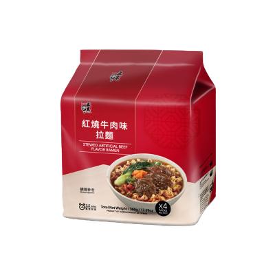 China Soup Free Trans-Fat Ramen Flesh Flavor Family Pack for sale