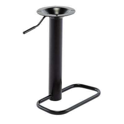 China Modern black chrome color material iron foot rest bar stool hight quality fast shipping low price for sale