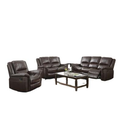 China ZHENXING Extended Used Luxury Recliner Sofa Set Living Room Furniture for sale