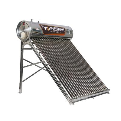 China Stainless Steel Outdoor Non-pressure Gosbel Solar Water Heaters With Aluminum Alloy Frame System for sale