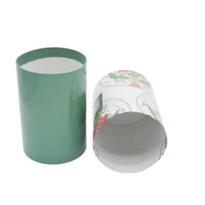 China Recyclable Customized Size Color Logo Cylindrical Essence Tea Packaging Tube Standard Paper Cardboard Packaging Custom Color for sale