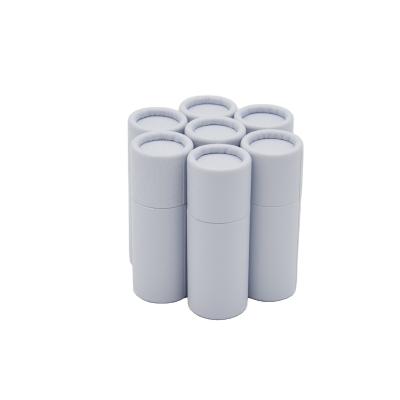 China Recyclable Customized Size Color Logo Cylindrical Push Up Paper Tube Lip Balm Packaging Tube for sale