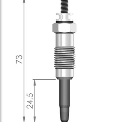 China diesel engine 0 250 201 039 two filament glow plug for PEUGEOT with high quality in China OEM standard for sale