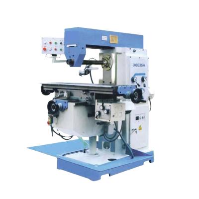 China Machinery repair shops universal milling machine X6036Horizontal lift table milling machine for sale