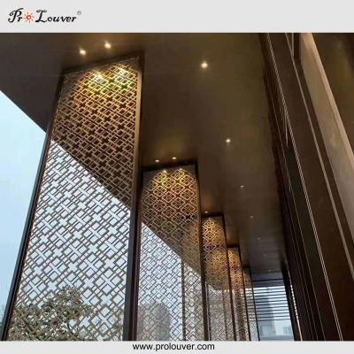 China Modern Hotel Decoration Facade Cladding Panel Laser Cut Facade Panel for sale